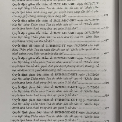 Kỹ năng giải quyết vụ án hành chính trong lĩnh vực Quản lý đất đai và thực tiễn xét xử của Tòa án nhân dân