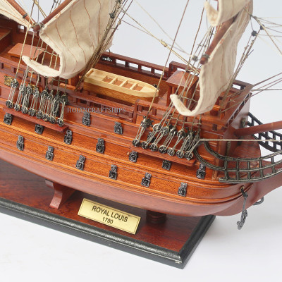 Mô hình thuyền chiến cổ Royal Louis (62cm)