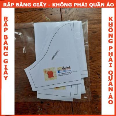 Rập giấy A0 bộ bé gái mã R225 (BẢN VẼ)