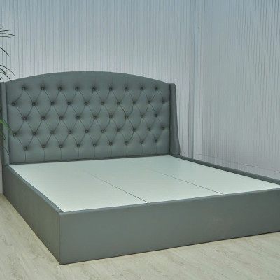 Giường ngủ MDF Juno sofa HLMCT bọc nệm lựa chọn màu ván nệm bọc KT 1m6/1m8  