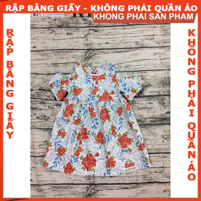 Rập giấy A0 đầm bé gái  mã R100 (BẢN VẼ)