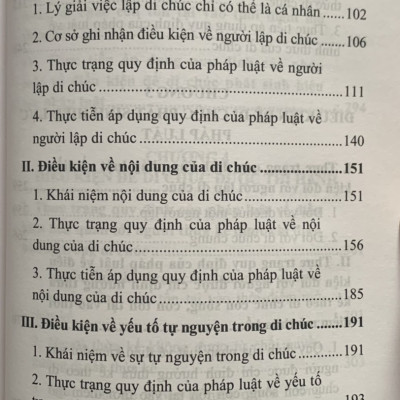 Di Chúc và Điều Kiện Có Hiệu Lực Của Di Chúc