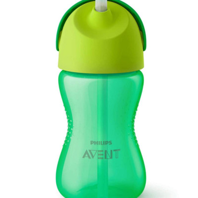 Bình tập uống Philips Avent cho bé 12 tháng -  có ống hút - nhựa PP 300ml