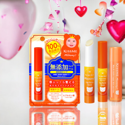 Son Dưỡng Chống Nứt Nẻ Môi Dành Cho Bé Từ 06 Tháng Tuổi Và Da Nhạy Cảm Kissme Mommy Lips (2.5 G)