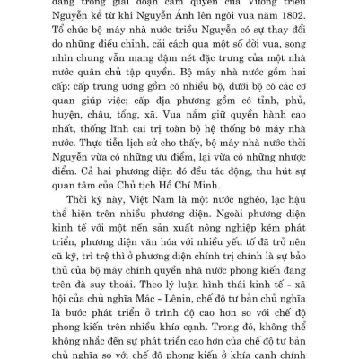 Tư tưởng Hồ Chí Minh về chính quyền địa phương và vận dụng xây dựng, hoàn thiện chính quyền địa phương ở Việt Nam hiện nay (Sách chuyên khảo)