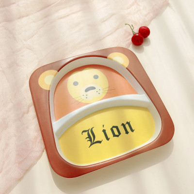 Khay ăn dặm chia 2 ngăn từ tre Bamboo kháng khuẩn cho bé D7006 (màu ngẫu nhiên)