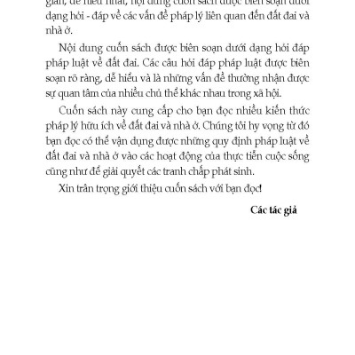 Tư Vấn, Phổ Biến Và Áp Dụng Pháp Luật Đất Đai