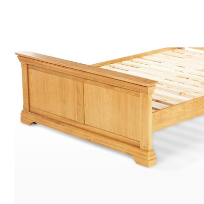 Giường đơn Victoria gỗ sồi