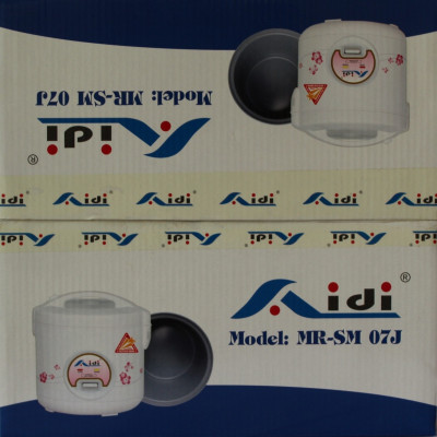 Nồi Cơm Điện Tự Động Nắp Gài Aidi MR-SM 07J (1,2 lít) - Màu Ngẫu Nhiên - Hàng Chính Hãng