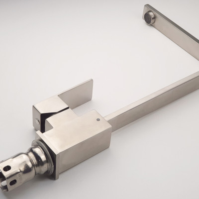 Vòi rửa chén nóng lạnh Inox SUS 304 nguyên khối Eurolife EL-T002-1 (Trắng vàng)