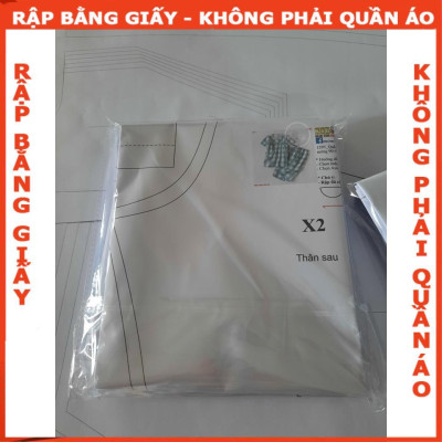 Rập giấy A0 đầm bé gái 
mã R122 (BẢN VẼ)