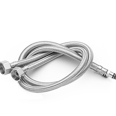 Bộ vòi rửa chén nóng lạnh Inox 304 Yamato cao cấp YCNI02 | kèm dây cấp nóng lạnh 