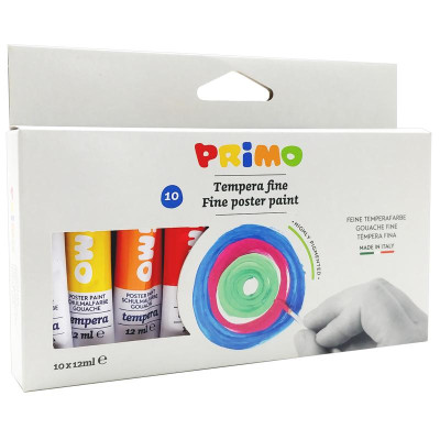 Hộp 10 Tuýp Màu Poster Paint 12 ml - Primo 4441T10C