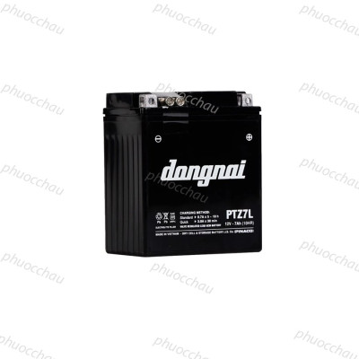 Ắc Quy Đồng Nai PTZ7L 12V-7Ah cho xe máy SH Ý, Vespa, Piaggio, Lead cũ