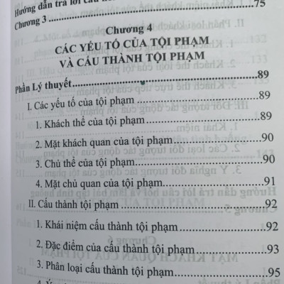 Hướng dẫn môn học Luật hình sự - Tập 1 (phần chung)