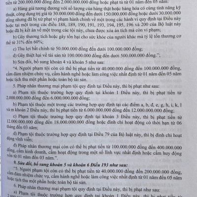 Bộ Luật Hình Sự Năm 2015 ( Sửa Đổi, Bổ Sung Năm 2017, 2025 )