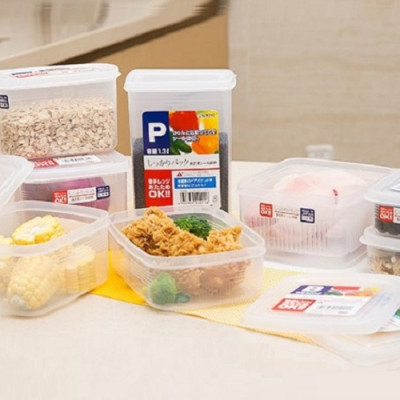 Hộp Nhựa Tròn Đựng Thực Phẩm  540ml - Nội Địa Nhật