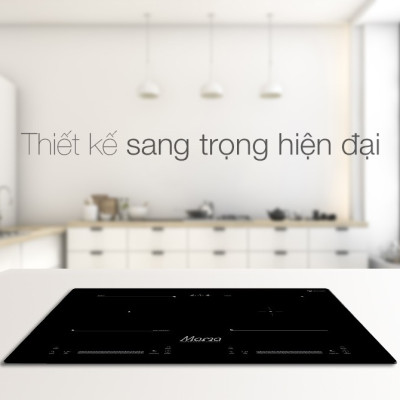 Bếp đôi điện từ Sunhouse Mama MMB9201DIH, Công suất 4000W, Mặt kính cường lực siêu bền, Điều khiển cảm ứng, Nhập khẩu nguyên chiếc từ Thái Lan, Hàng chính hãng - Bảo hành 3 năm tại nhà