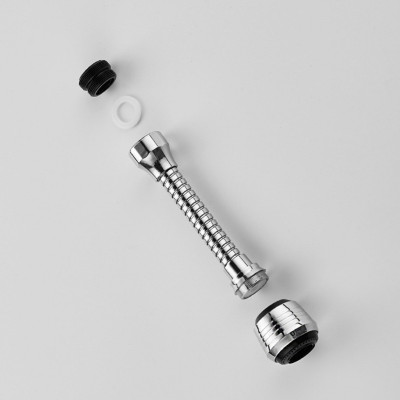 Vòi nước inox xoay 360 siêu tiện dụng nối dài (vòi dài)