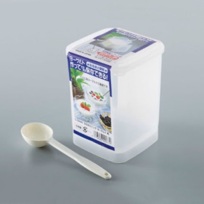 Hộp nhựa đựng & bảo quản thực phẩm Sanada Seiko 1.15L kèm thìa, nắp kín - nội địa Nhật Bản