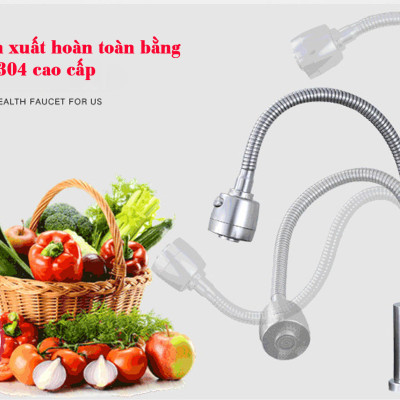 [Tổng Hợp] Các loại vòi rửa chén vòi bếp nóng lạnh SUS304 bán chạy + 02 dây cấp nước HVMMA ITALIA 