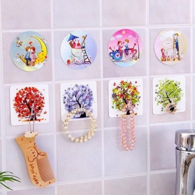 Móc Dán Tường Treo Đồ Dễ Thương Chịu Lực 3d Siêu Chắc Siêu Bền Siêu Dính
