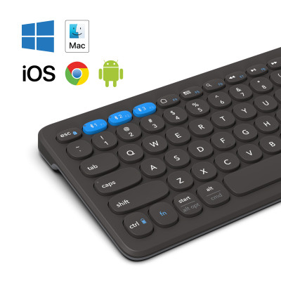 Bàn phím ZAGG Universal Keyboard 12 inch/ 15 INCH/17 INCH thiết kế mỏng nhẹ, tiện lợi - Hàng chính hãng