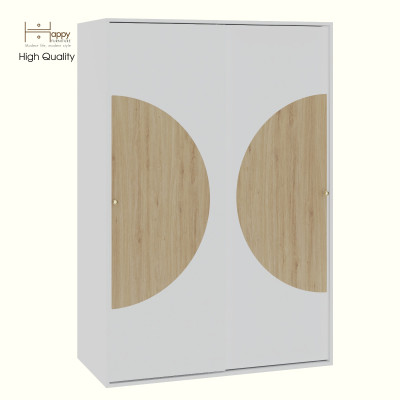 [Happy Home Furniture] BANA, Tủ quần áo 2 cánh lùa, 120cm x 59cm x 176cm ( DxRxC), TCL_029