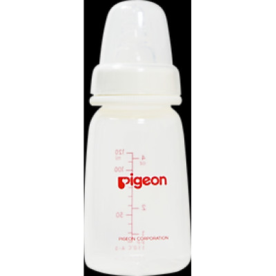 Bình sữa cổ hẹp PP vuông Pigeon 120ml/240ml