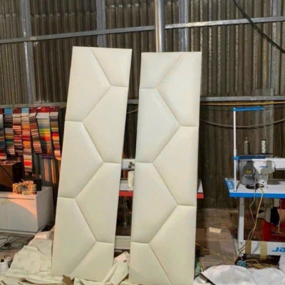 Tấm ốp đầu giường bọc da sang trọng, hiện đại Juno Sofa KT 1m6 x 40cm or 1m8 x 40cm