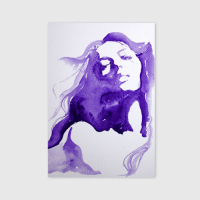 Giấy vẽ màu nước A5 giấy cao cấp có vân đẹp màu trắng sang, dòng giấy chuyên dụng chất giấy dày định lượng 260gsm nhập từ Ý 15 tờ TI599 Green Art- Hàng chính hãng