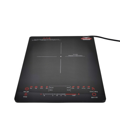 Bếp từ đơn cao cấp Ladomax, bếp điện từ mặt kiếng chịu lực công suất 2200W HA-662 ( Tặng kèm nồi lẩu )_Hàng chính hãng