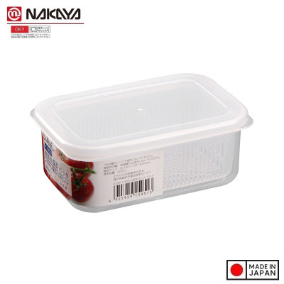 Hộp đựng thực phẩm 2 lớp Nakaya 600ml - Hàng nội địa Nhật Bản nhập khẩu chính hãng