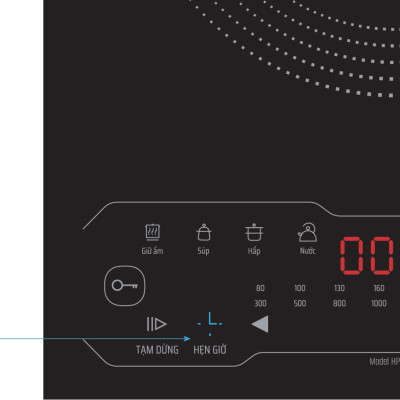 Bếp Từ Đơn Cao Cấp Hòa Phát HPC D12A2 (Made in Thailand) - Hàng Chính Hãng