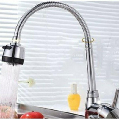 VÒI RỬA CHÉN NÓNG LẠNH INOX 304 - CẦN MỀM XOAY