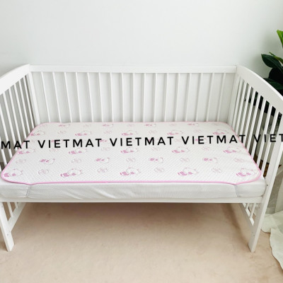 Combo 2 Tấm Lót Chống Thấm VIETMAT Màu Hồng (Size 70 x 100 cm)