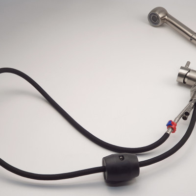 Vòi rửa chén nóng lạnh 2 chế độ chảy, dây kéo Inox SUS 304 Eurolife EL-T10R