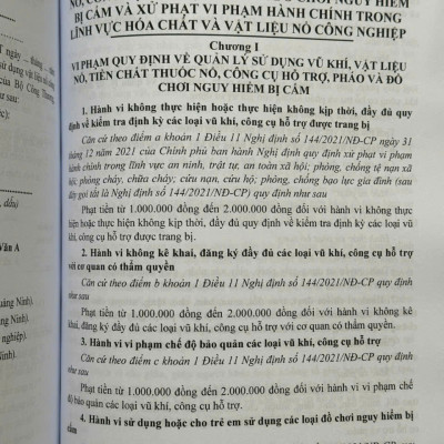 Luật Quản Lý, Sử Dụng Vũ Khíi, Vật Liệu Nổ Và Công Cụ Hỗ Trợ, Các Văn Bản Quy Định Chi Tiết, Hướng Dẫn Thi Hành - V2572T