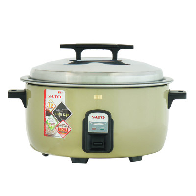 Nồi cơm điện công nghiệp SATO Q7 7.2 Lít (Quà tặng: 1 Ấm siêu tốc SATO 1.8L) - Miễn phí vận chuyển toàn quốc -  Hàng Chính Hãng