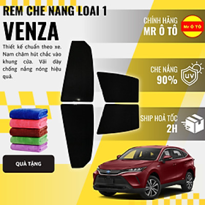 Rèm Che Nắng Xe Toyota Venza Loại 1 Mr Ô TÔ Bảo Hành 24 tháng Cam Kết Chuẩn Khít Theo Xe