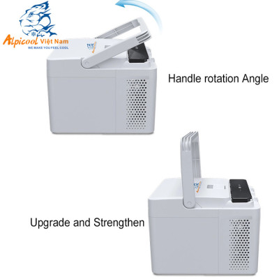 Tủ lạnh ô tô thông minh Alpicool Việt Nam 10 lít - C10 - 2 chức năng làm nóng 50 độ, làm đá nhanh kiêm hộp đựng thực phẩm, kiêm thùng đá cho tài xế, lái xe