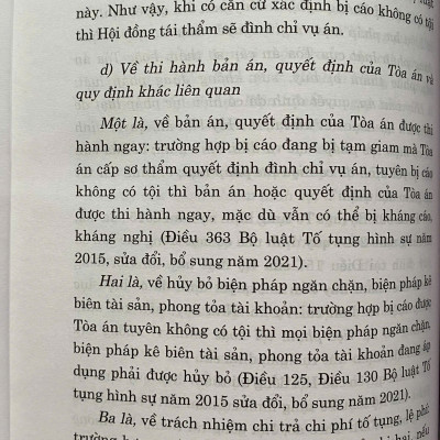 Toà Án Tuyên Bị Cáo Không Có Tội 