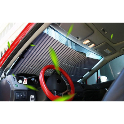 Rèm chắn nắng cho Ô tô Rèm CHE NẮNG KÍNH LÁI ô tô thế hệ mới 2019 dạng nan quạt thông minh