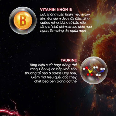 DMAXX thức uống bổ sung vitamin năng lượng không đường DAMODE 57 gói màu đỏ mỗi gói 2,2gr