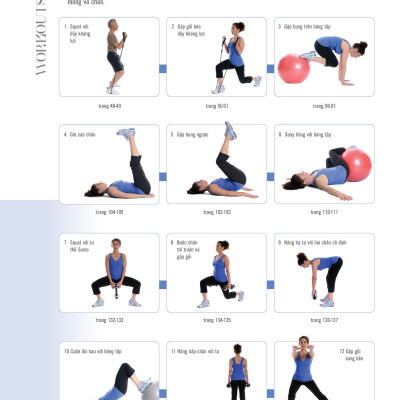 70 Bài Tập Cải Thiện Vóc Dáng Tăng Sự Dẻo Dai (Bản in màu)