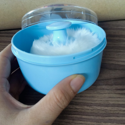 HỘP ĐỰNG PHẤN RÔM EM BÉ KÈM BÔNG PHẤN KUKU - KU5304