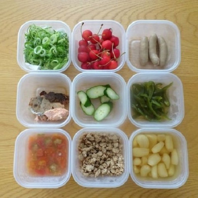 Bộ 3 hộp nhựa bảo quản thực phẩm Nakaya 300ml - Made in Japan