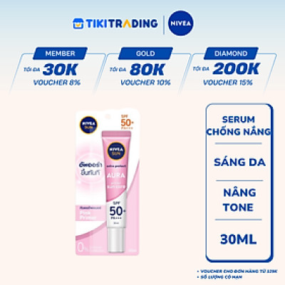 Serum Chống Nắng NIVEA SUN Sáng Da Nâng Tone SPF50 PA+++ (30 ml) - 86014