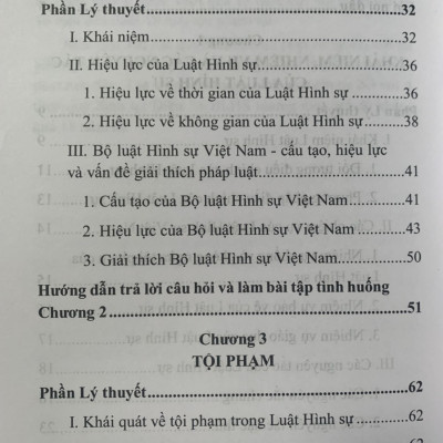 Hướng dẫn môn học Luật hình sự - Tập 1 (phần chung)