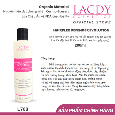Nhũ tương chăm sóc tóc hư tổn Lacdy (Dành cho tất cả các loại tóc đặc biệt là tóc màu khô, xơ, hư, gãy rụng) L708 200ml